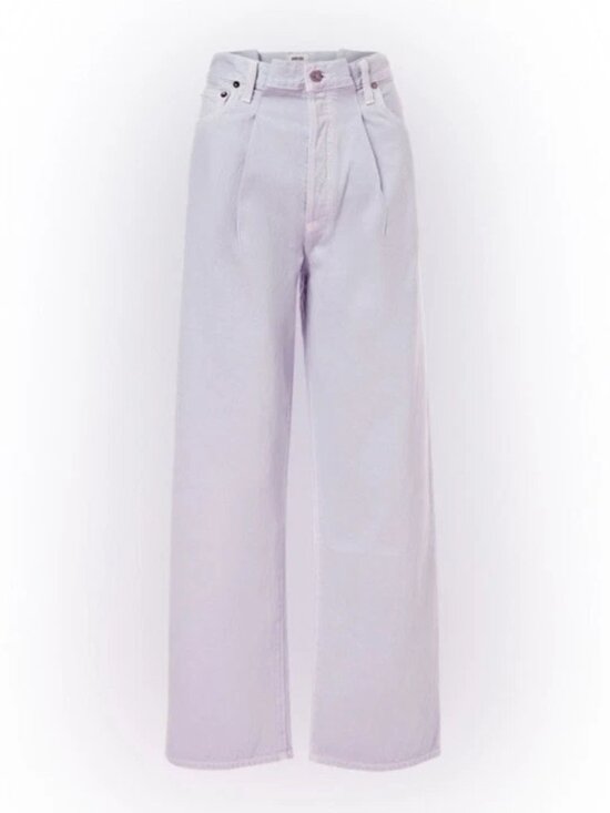 Agolde Dax Upsized Wide-Leg 100% Organic Jean In Popsicle Women's, Size 24 - Picture 2 of 4